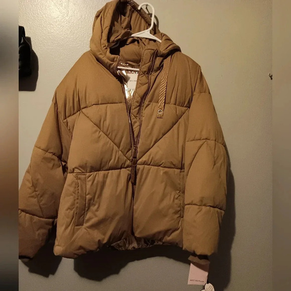 Avec Les Filles Water Resistant Hooded Puffer Coat - Picture 2 of 9